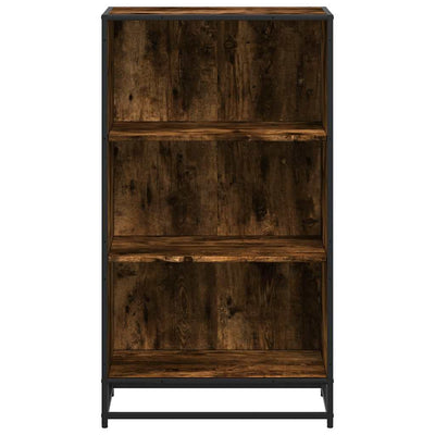 kirjakaappi savustettu tammi 60x35x107,5 cm tekninen puu