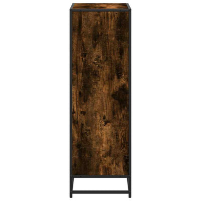 kirjakaappi savustettu tammi 60x35x107,5 cm tekninen puu