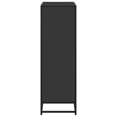 Musta kirjahylly Adalber 80,5x35x107,5cm (puinen)