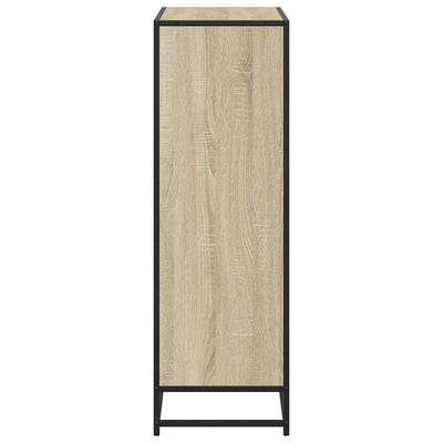 Kirjahylly sonoma-tammi 80,5x35x107,5 cm lastulevy