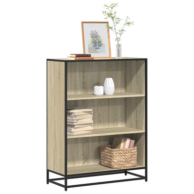 Kirjahylly sonoma-tammi 80,5x35x107,5 cm lastulevy