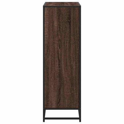 Kirjahylly ruskea tammi 80,5x35x107,5 cm lastulevy
