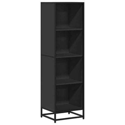 Kirjakaappi Musta 40x35x139 cm Engineered Wood