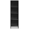 Kirjakaappi Musta 40x35x139 cm Engineered Wood