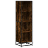 Kirjakaappi Savustettu tammi 40x35x139 cm Engineered Wood