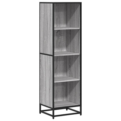 Kirjakaappi Harmaa Sonoma 40x35x139 cm Engineered Wood