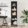 Kirjakaappi Musta 40x35x170,5 cm Engineered Wood