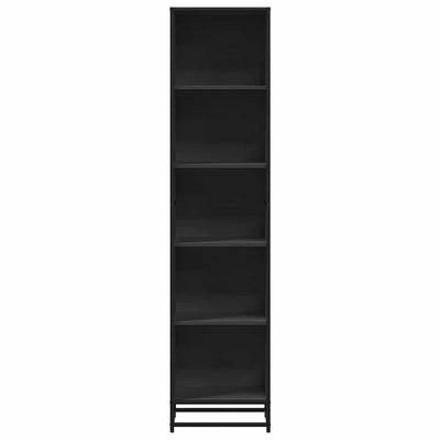 Kirjakaappi Musta 40x35x170,5 cm Engineered Wood