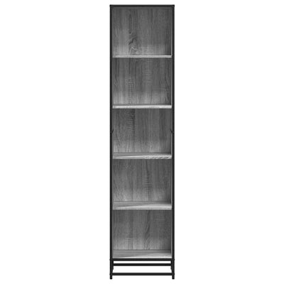 Kirjakaappi Harmaa Sonoma 40x35x170,5 cm Engineered Wood