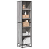 Kirjakaappi Harmaa Sonoma 40x35x170,5 cm Engineered Wood