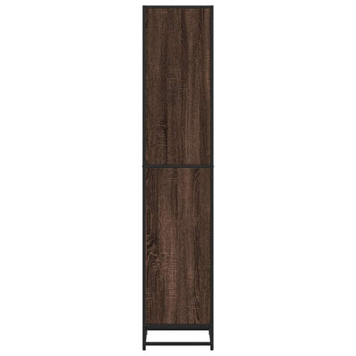 Ruskea kirjakaappi Adalber 40x35x170,5cm (engineered wood)