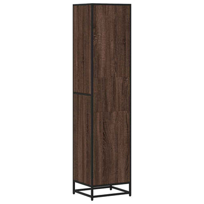 Ruskea kirjakaappi Adalber 40x35x170,5cm (engineered wood)