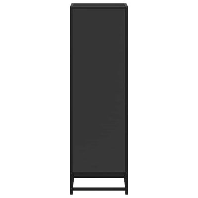 Musta kirjahylly Romilia 33,5x33x107,5cm (puinen)