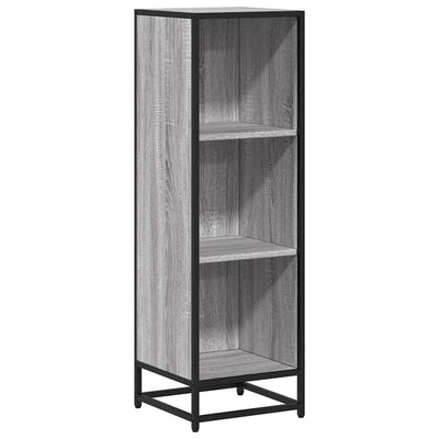 Kirjakaappi Harmaa Sonoma 33,5x33x107,5 cm Engineered Wood