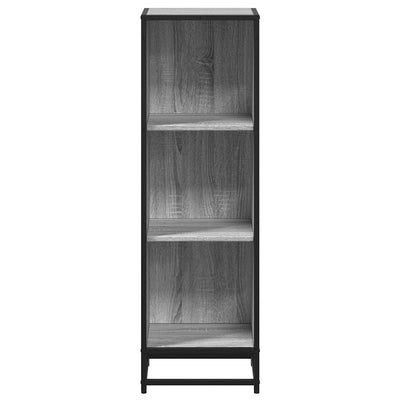 Kirjakaappi Harmaa Sonoma 33,5x33x107,5 cm Engineered Wood