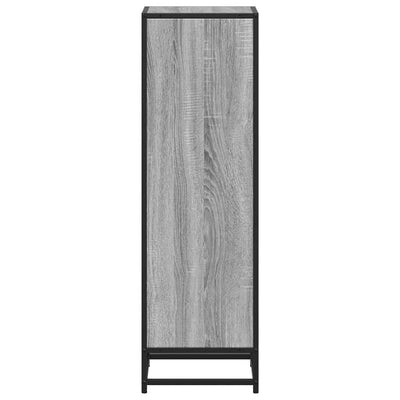 Kirjakaappi Harmaa Sonoma 33,5x33x107,5 cm Engineered Wood