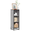 Kirjakaappi Harmaa Sonoma 33,5x33x107,5 cm Engineered Wood