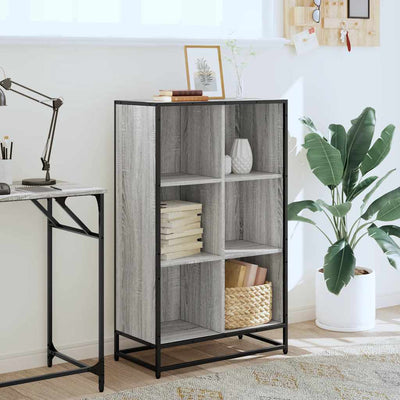 Kirjakaappi Harmaa Sonoma 65,5x33x107,5 cm Engineered Wood