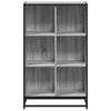 Kirjakaappi Harmaa Sonoma 65,5x33x107,5 cm Engineered Wood