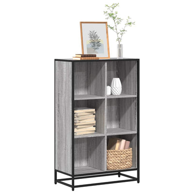 Kirjakaappi Harmaa Sonoma 65,5x33x107,5 cm Engineered Wood