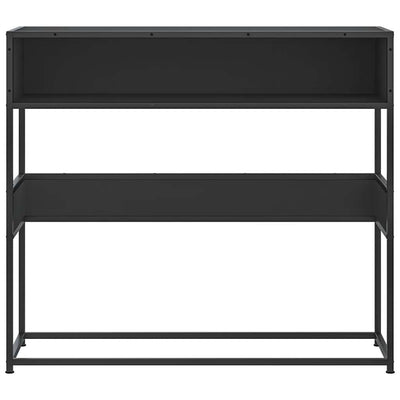 Musta konsolipöytä Marsu 90x35x80cm (puinen)