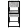 Konsolipöytä harmaa Sonoma 90x35x80 cm tekninen puu
