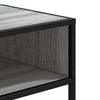 Konsolipöytä harmaa Sonoma 90x35x80 cm tekninen puu