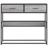 Harmaa konsolipöytä Georgette 90x35x80cm (puinen)
