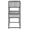 Konsolipöytä harmaa Sonoma 90x35x80 cm tekninen puu
