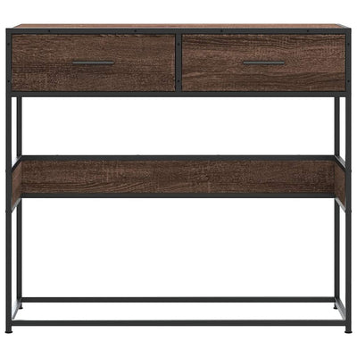 Ruskea konsolipöytä Georgette 90x35x80cm (puinen)