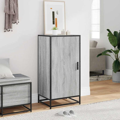 Kenkäteline harmaa Sonoma 48x38x97,5 cm tekninen puu