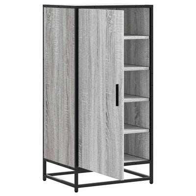 Kenkäteline harmaa Sonoma 48x38x97,5 cm tekninen puu