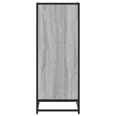 Kenkäteline harmaa Sonoma 48x38x97,5 cm tekninen puu