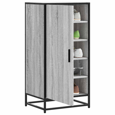 Kenkäteline harmaa Sonoma 48x38x97,5 cm tekninen puu
