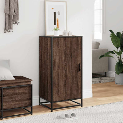 Kenkäteline ruskea tammi 48x38x97,5 cm tekninen puu