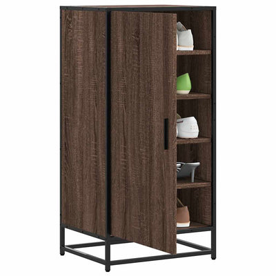 Kenkäteline ruskea tammi 48x38x97,5 cm tekninen puu