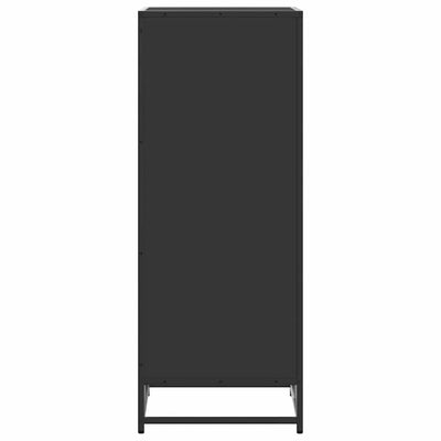 Kenkäteline musta 48x38x97,5 cm tekninen puu