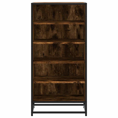 kenkäteline savustettu tammi 48x38x97,5 cm tekninen puu