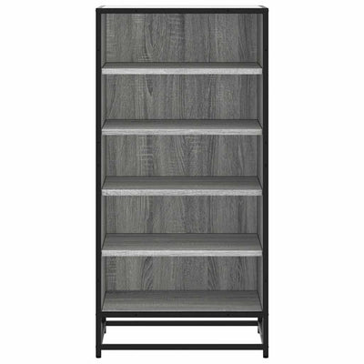 Kenkäteline harmaa Sonoma 48x38x97,5 cm tekninen puu