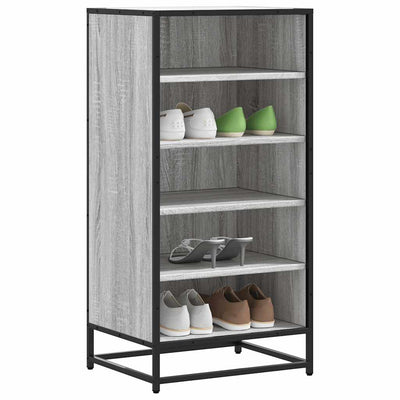 Kenkäteline harmaa Sonoma 48x38x97,5 cm tekninen puu