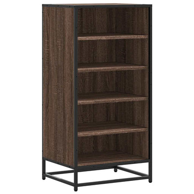 Kenkäteline ruskea tammi 48x38x97,5 cm tekninen puu