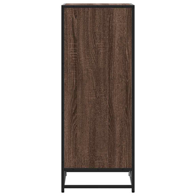 Kenkäteline ruskea tammi 48x38x97,5 cm tekninen puu