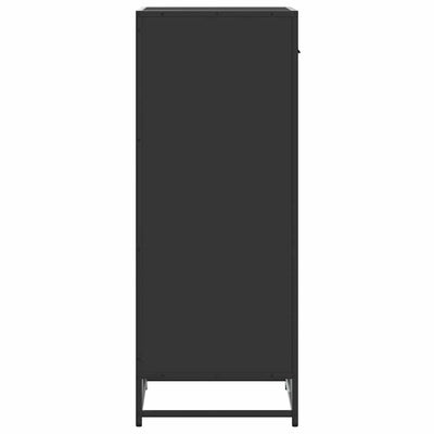 Kenkäteline musta 48x38x97,5 cm tekninen puu