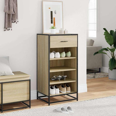 Kenkäteline sonoma-tammi 48x38x97,5 cm tekninen puu