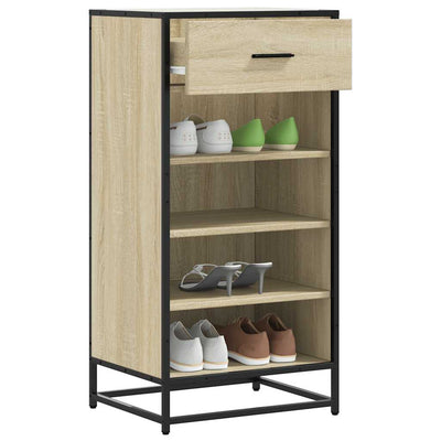 Kenkäteline sonoma-tammi 48x38x97,5 cm tekninen puu