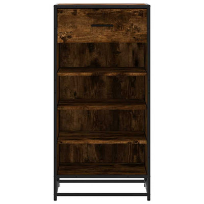 kenkäteline savustettu tammi 48x38x97,5 cm tekninen puu