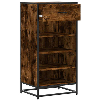 kenkäteline savustettu tammi 48x38x97,5 cm tekninen puu