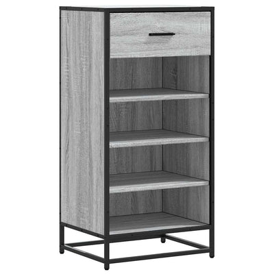 Kenkäteline harmaa Sonoma 48x38x97,5 cm tekninen puu