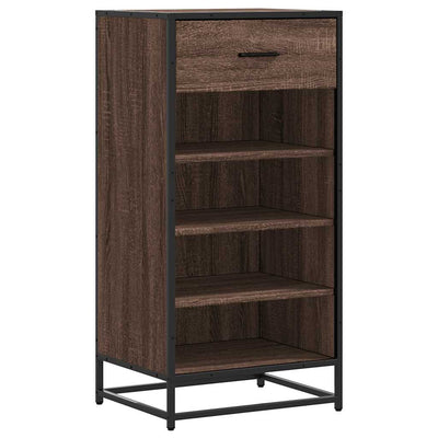 Kenkäteline ruskea tammi 48x38x97,5 cm tekninen puu