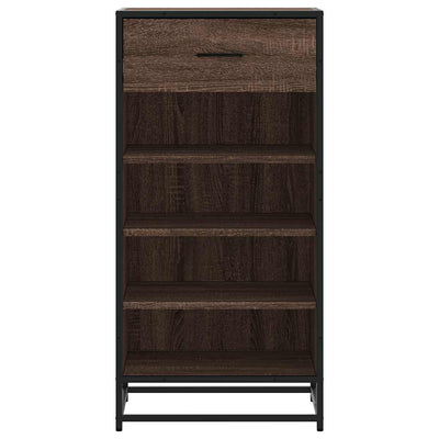 Kenkäteline ruskea tammi 48x38x97,5 cm tekninen puu